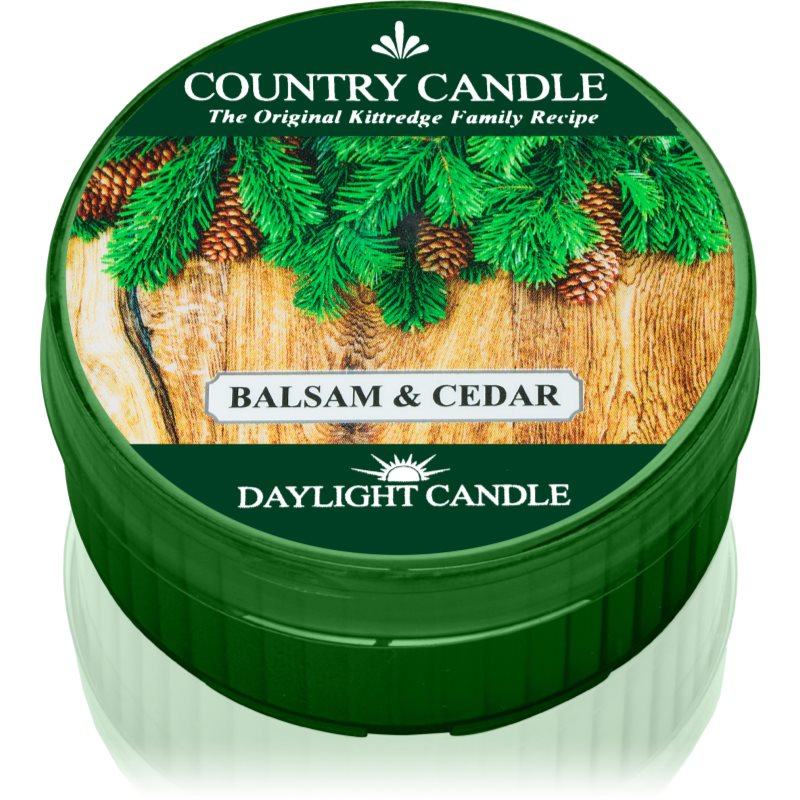 Country Candle Balsam & Cedar чаена свещ 42 гр.
