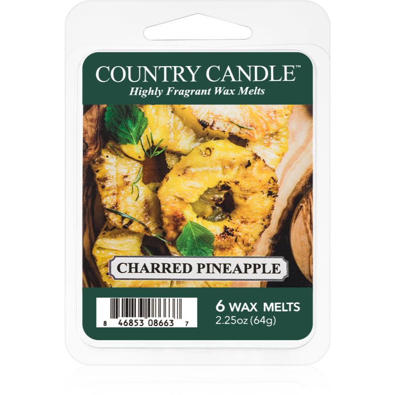 Country Candle Charred Pineapple восък за арома-лампа 64 гр.