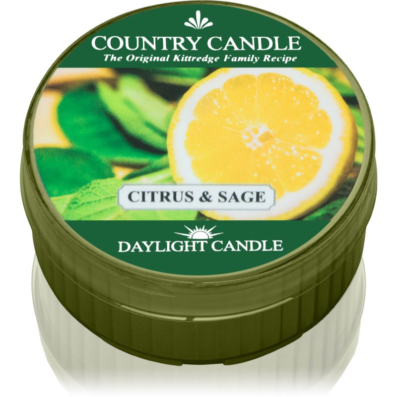 Country Candle Citrus & Sage чаена свещ 42 гр.