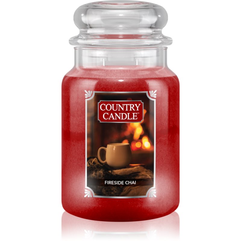 Country Candle Fireside Chai ароматна свещ 680 гр.