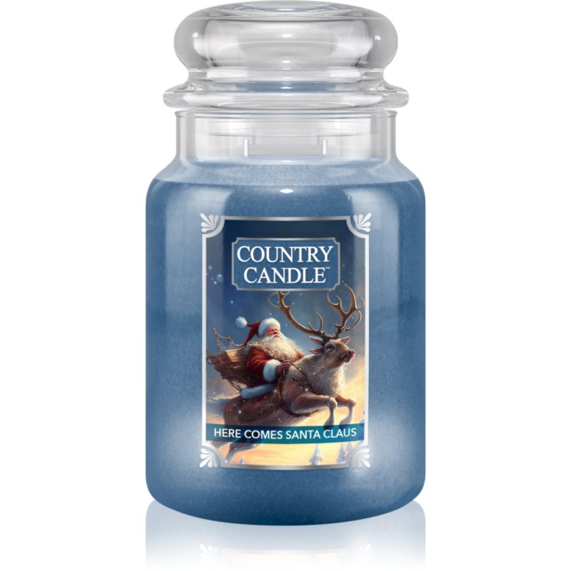 Country Candle Here Comes Santa Claus ароматна свещ 680 гр.