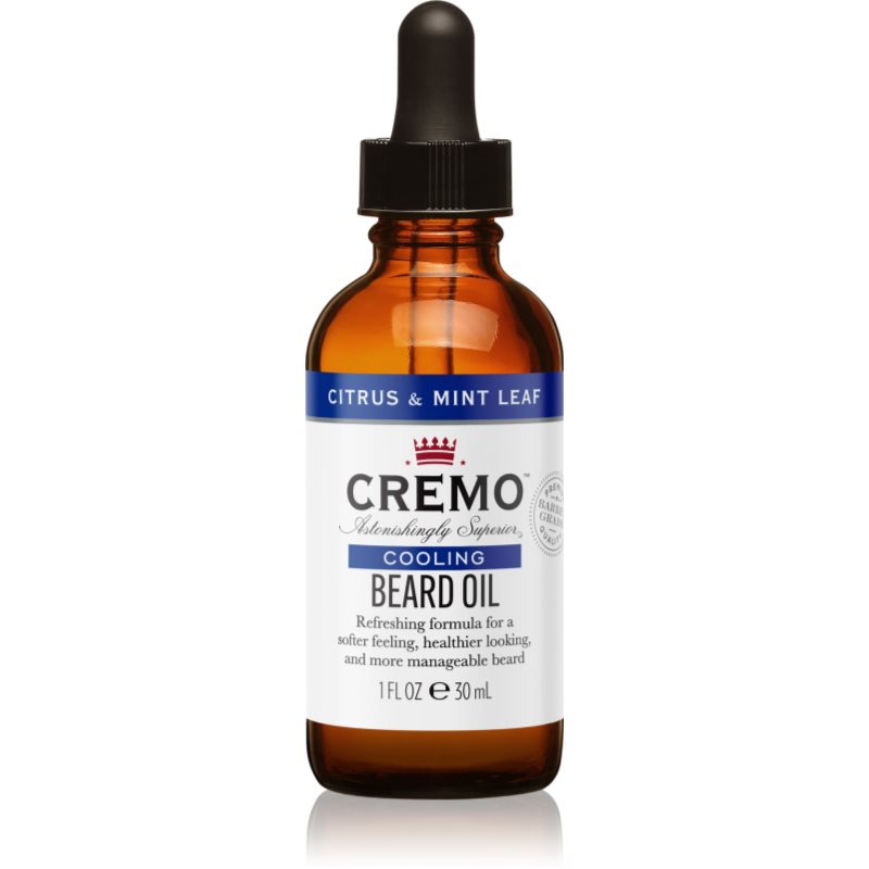 Cremo Cooling Beard Oil Citrus & Mint Leaf олио за брада 30 мл.