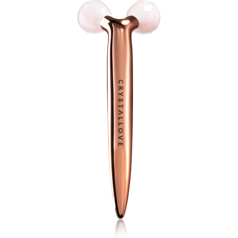 Crystallove Rose Quartz 3D Lift & Sculpt Facial Roller масажно приспособление 1 бр.