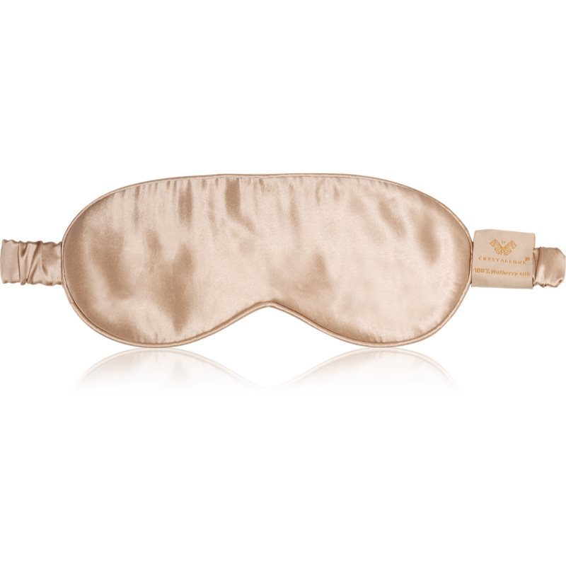 Crystallove Silk Eye Mask маска за сън Gold