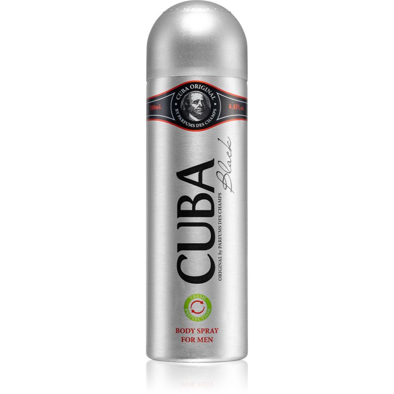 Cuba Black дезодорант в спрей за мъже 200 мл.