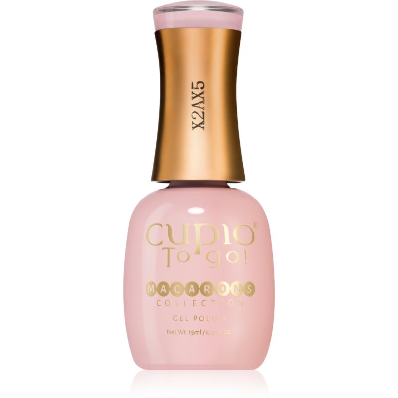 Cupio To Go! Macarons гел лак за нокти с използване на UV/LED лампа цвят Pink Sparkling Wine 15 мл.