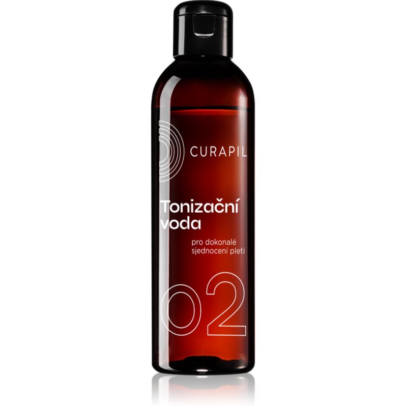 Curapil Six steps to beauty 02 тонизираща вода за лице да уеднакви цвета на кожата 200 мл.