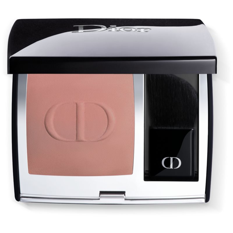 DIOR Rouge Blush компактен руж с четка и огледалце цвят 100 Nude Look (Matte) 6 гр.