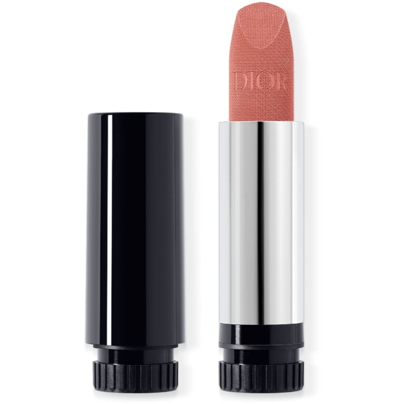 DIOR Rouge Dior The Refill дълготрайно червило пълнител цвят 100 Nude Look Velvet 3