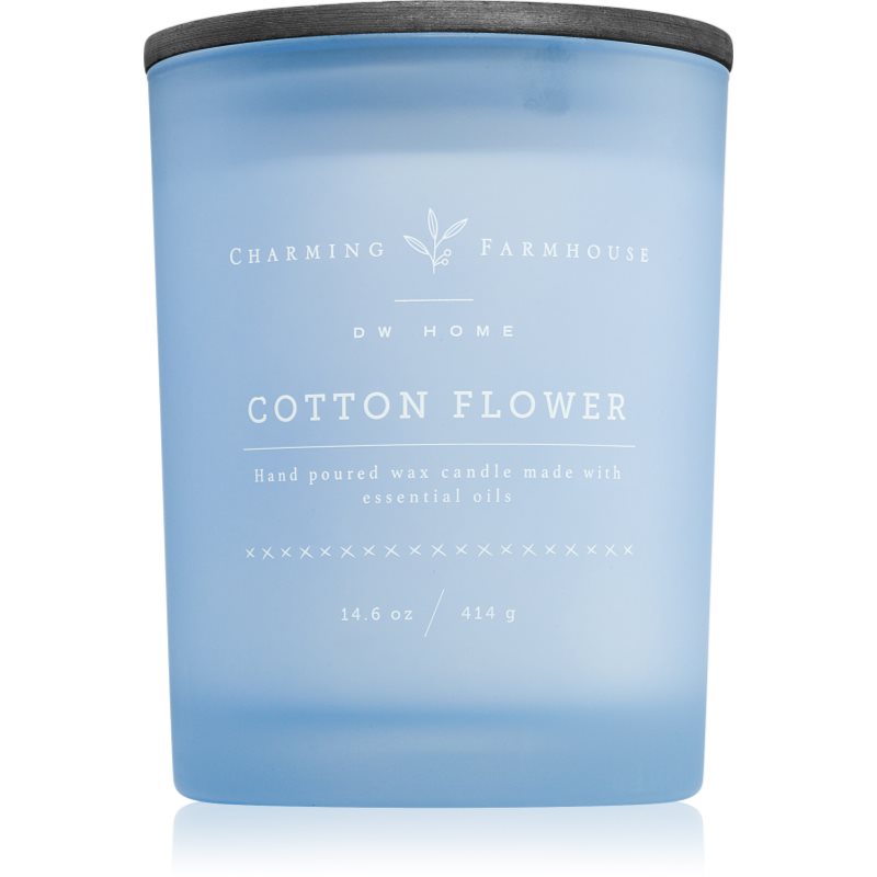 DW Home Charming Farmhouse Cotton Flower ароматна свещ 414 гр.