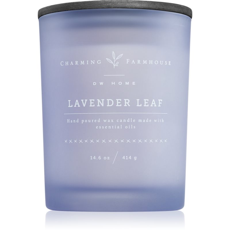 DW Home Charming Farmhouse Lavender Leaf ароматна свещ 414 гр.