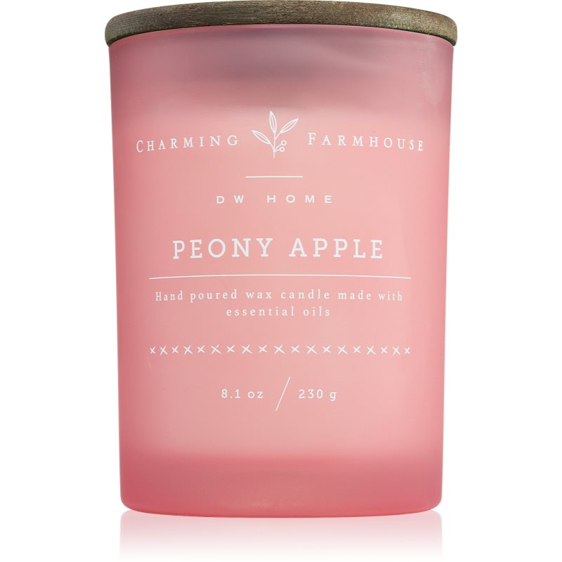 DW Home Charming Farmhouse Peony Apple ароматна свещ 230 гр.