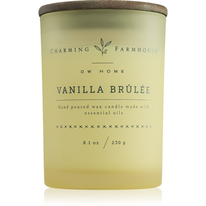 DW Home Charming Farmhouse Vanilla Brûlée ароматна свещ 230 гр.