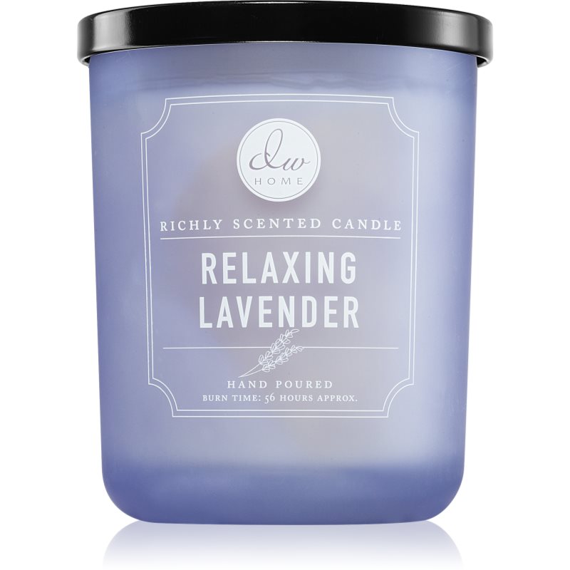 DW Home Signature Relaxing Lavender ароматна свещ black lid 425 гр.