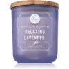 DW Home Signature Relaxing Lavender ароматна свещ с дървен фитил 340 гр.