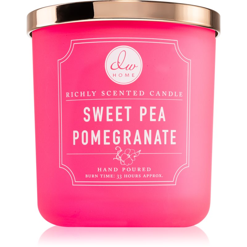 DW Home Signature Sweet Pea Pomegranate ароматна свещ 264 гр.