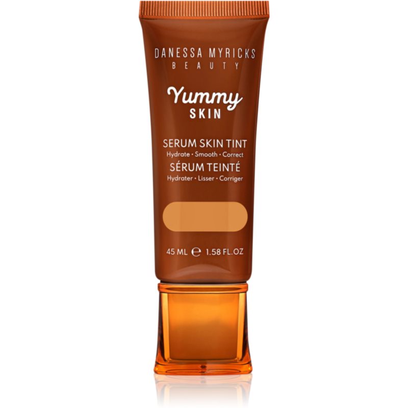 Danessa Myricks Beauty Yummy Skin Serum Skin Tint хидратиращ фон дьо тен с изглаждащ ефект цвят 7 - Medium Skin with Golden Undertones 45 мл.