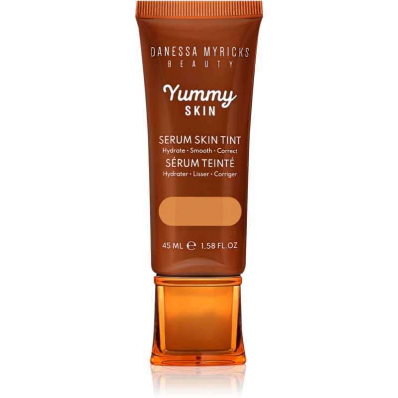 Danessa Myricks Beauty Yummy Skin Serum Skin Tint хидратиращ фон дьо тен с изглаждащ ефект цвят 8 - Medium to Tan Skin with Golden Peach Undertones 45 на ниска цена