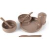 Dantoy Tiny Bio Dinner Giftset комплект за хранене Mocca