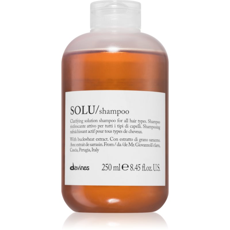 Davines Essential Haircare SOLU Shampoo дълбоко почистващ шампоан с освежаващ ефект 250 мл.