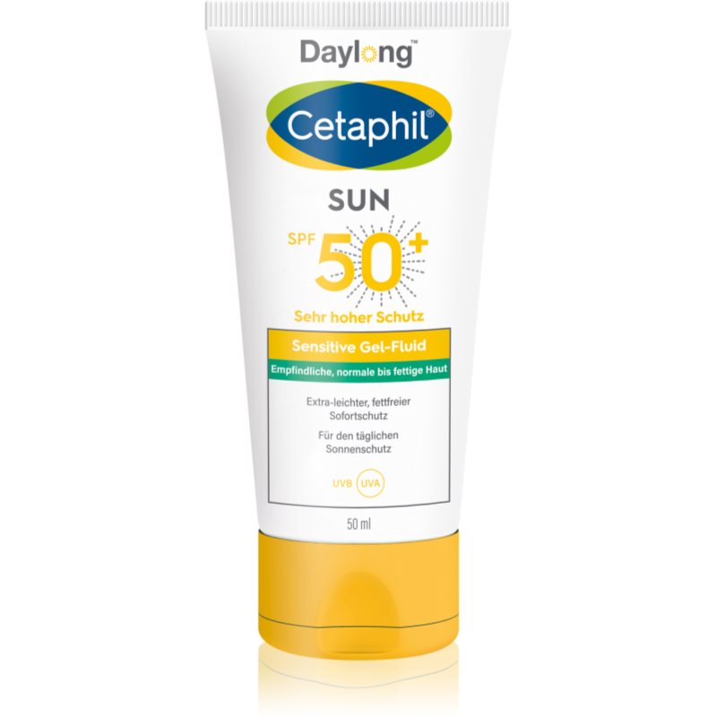 Daylong Cetaphil SUN Sensitive лек защитен флуид за чувствителна кожа SPF 50+ 50 мл.