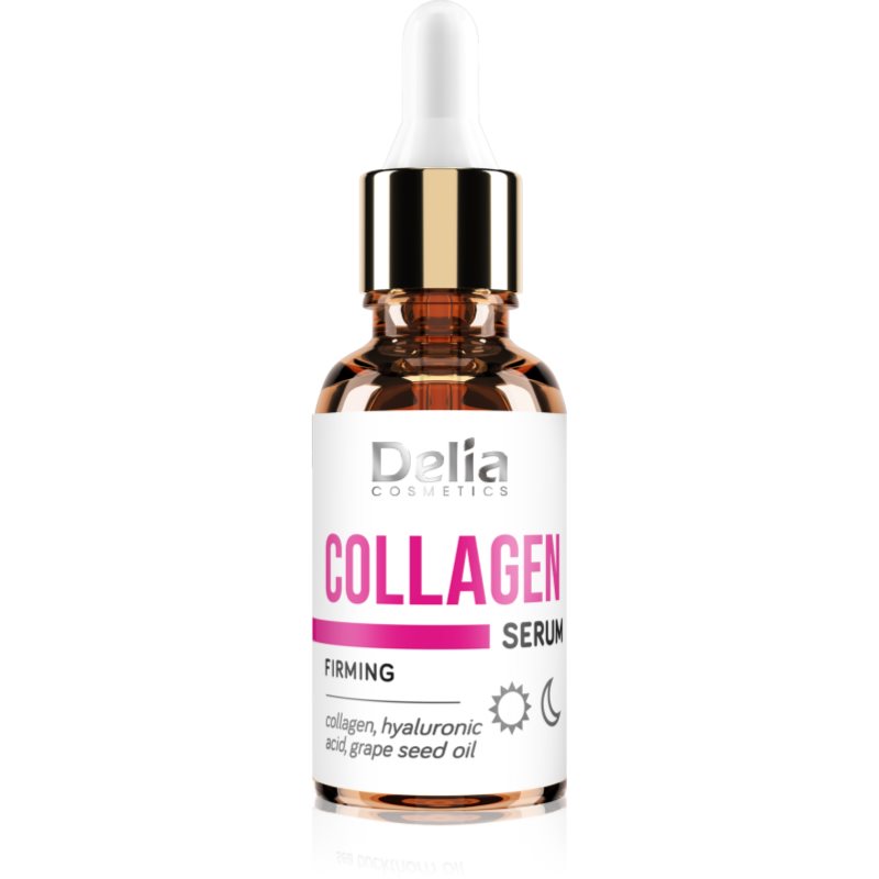 Delia Cosmetics Authentic Beauty Collagen стягащ серум за лице с колаген 30 мл.