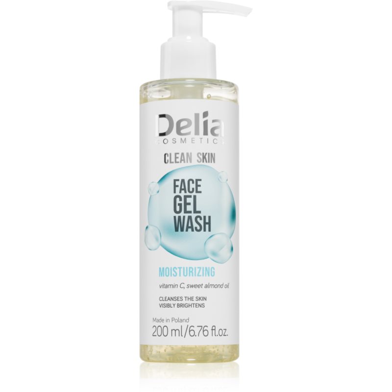 Delia Cosmetics Clean Skin овлажняващ почистващ гел за лице 200 мл. на ниска цена