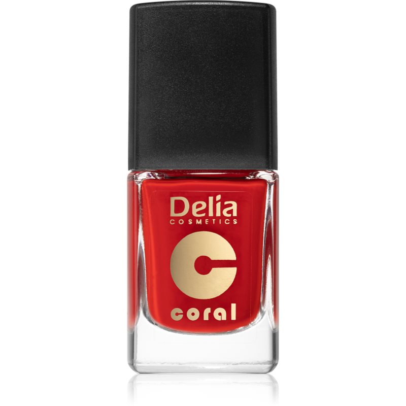 Delia Cosmetics Coral Classic лак за нокти цвят 515 Lady in red 11 мл.