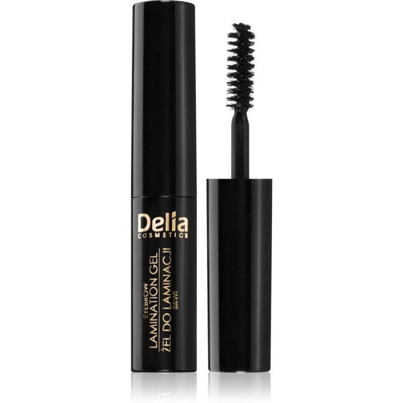 Delia Cosmetics Eyebrow Expert гел за вежди цвят 1.0 Black 4 мл.