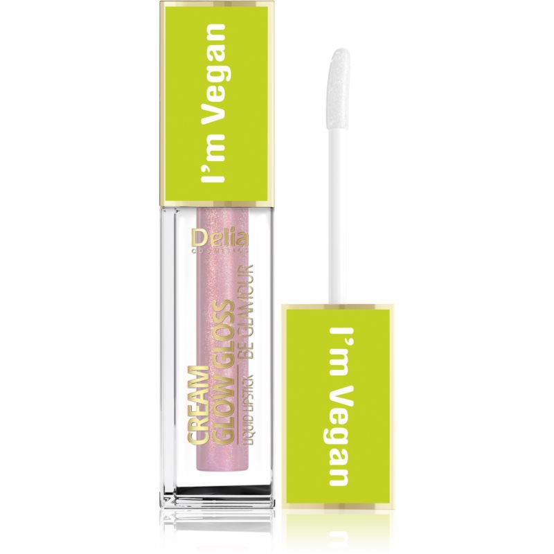 Delia Cosmetics I'm Vegan блясък за устни цвят Rose Light 5 мл.