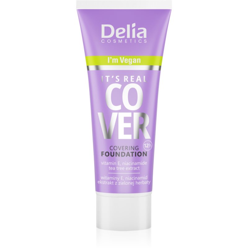 Delia Cosmetics It's Real Cover фон дьо тен цвят 206 honey 30 мл.