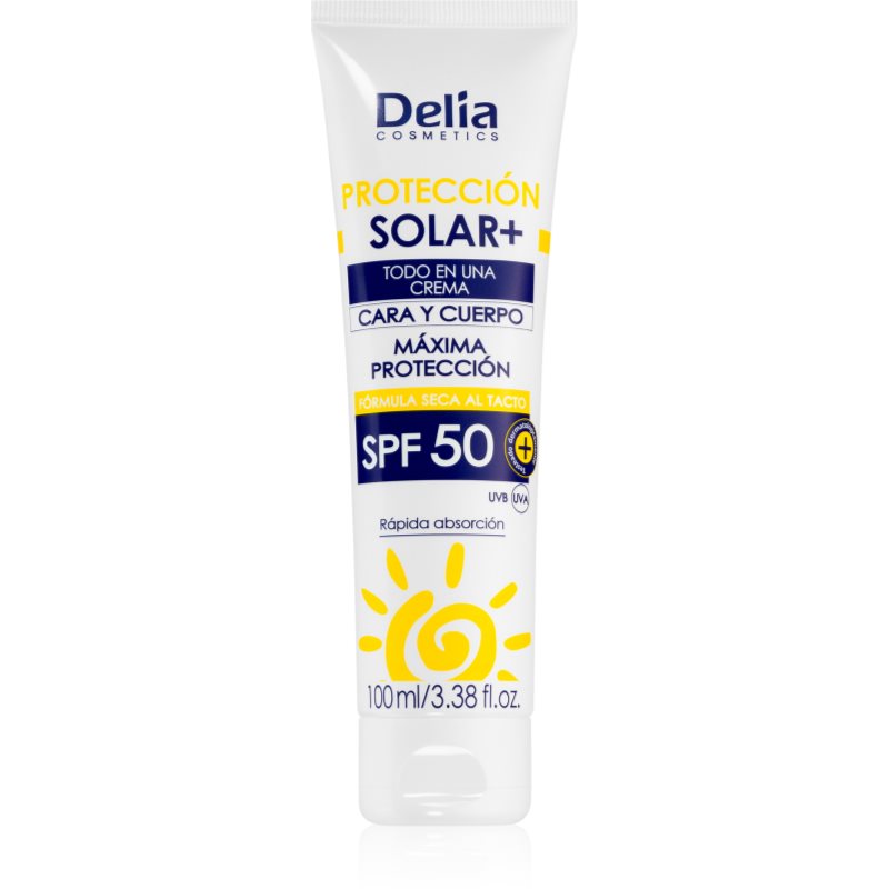 Delia Cosmetics Sun Protect защитен крем за лице SPF 50 100 мл.