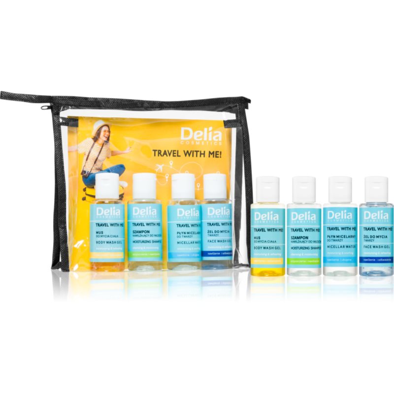 Delia Cosmetics Travel with me комплект за пътуване за лице