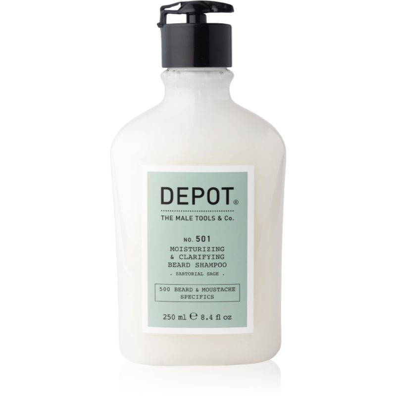 Depot No. 501 Moisturizing & Clarifying Beard Shampoo хидратиращ шампоан за брадата 250 мл. на ниска цена
