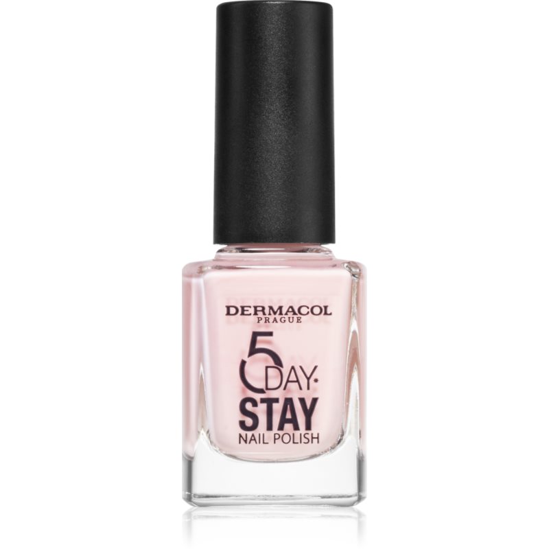 Dermacol 5 Day Stay дълготраен лак за нокти цвят 06 First Kiss 11 мл.