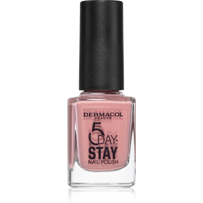 Dermacol 5 Day Stay дълготраен лак за нокти цвят 50 Antique Rose 11 мл.