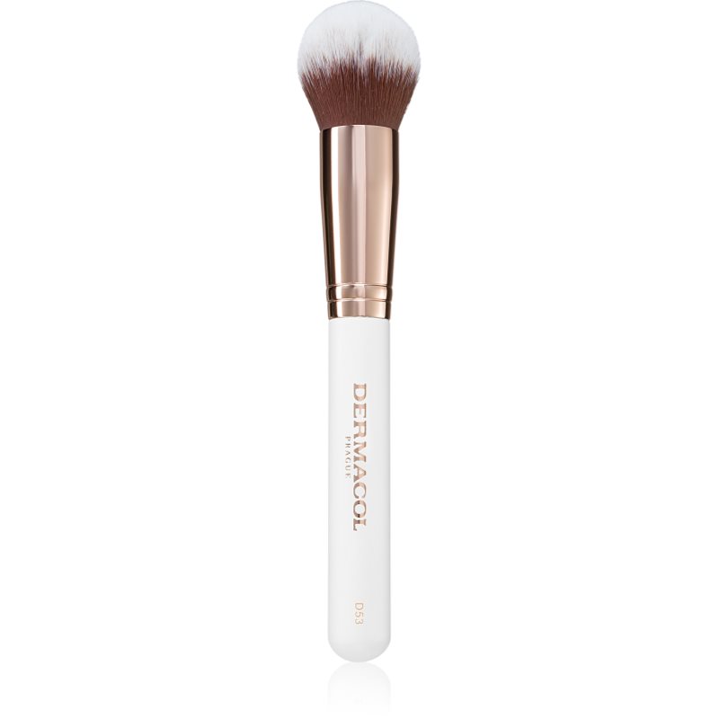 Dermacol Accessories Master Brush by PetraLovelyHair четка за контуриране и бронзър D53 Rose Gold 1 бр.