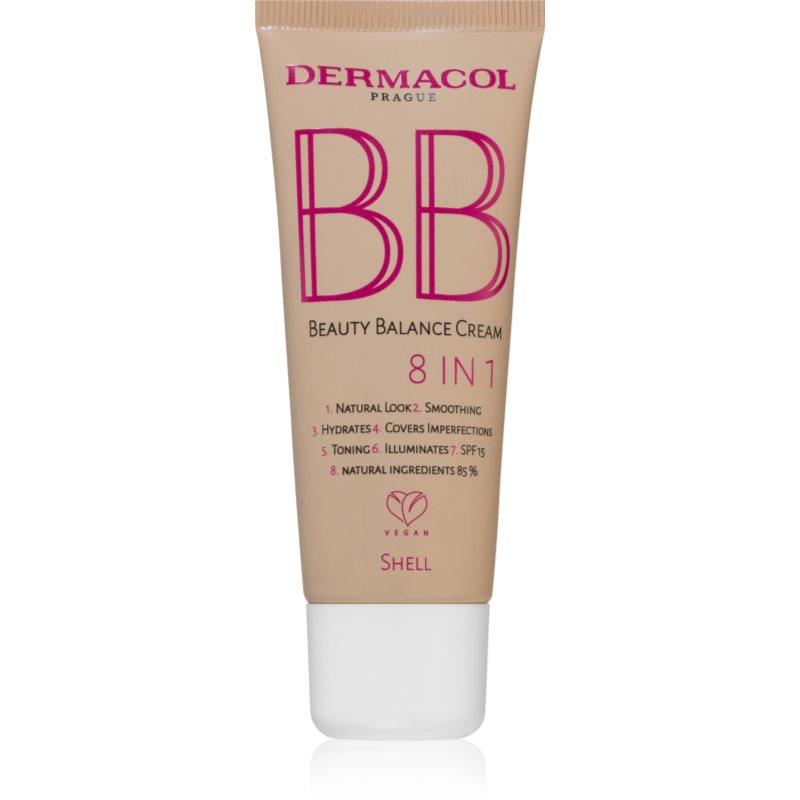 Dermacol Beauty Balance BB крем с хидратиращ ефект SPF 15 N.3 Shell 30 мл.