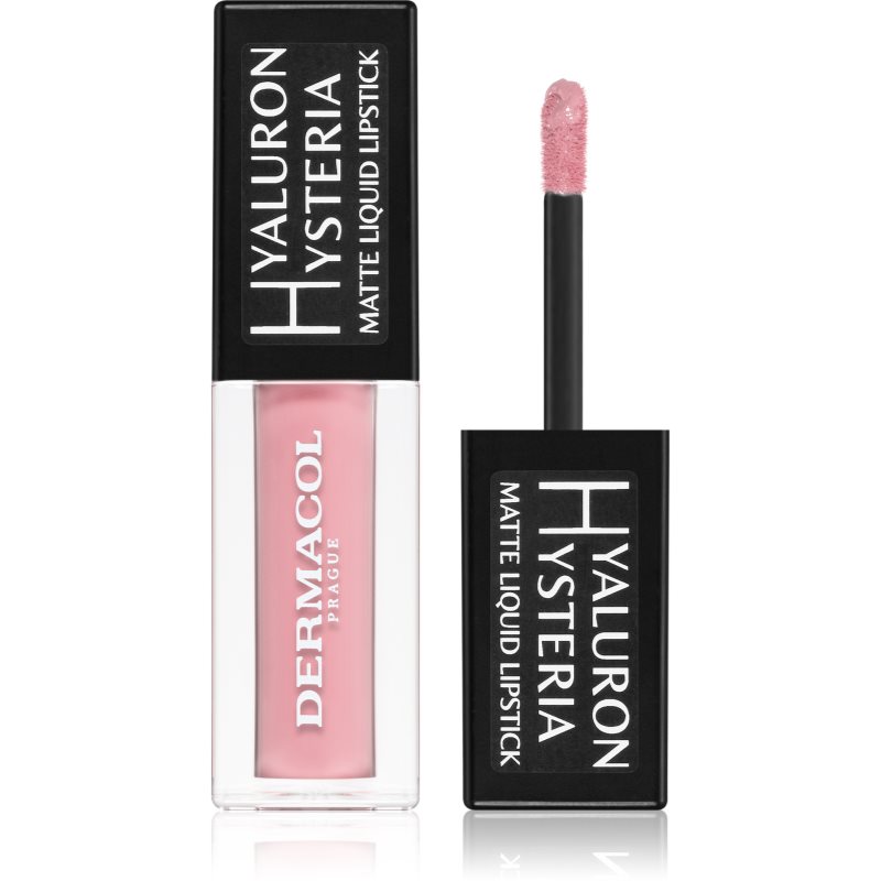 Dermacol Hyaluron Hysteria матиращо течно червило цвят 01 4