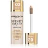 Dermacol Infinity високо покривен фон дьо тен SPF 15 цвят 02 Beige 20 гр.