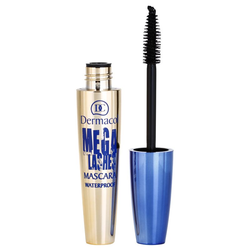 Dermacol Mega Lashes водоустойчива спирала  за обем цвят Black 12.5 мл.