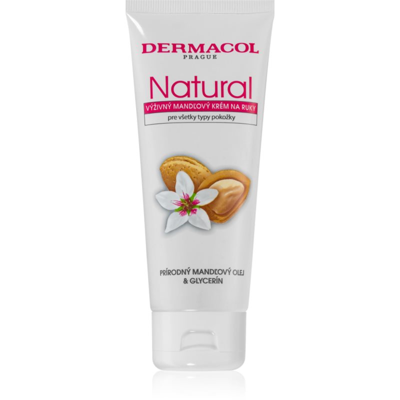 Dermacol Natural подхранващ бадемов крем за ръце и нокти 100 мл.