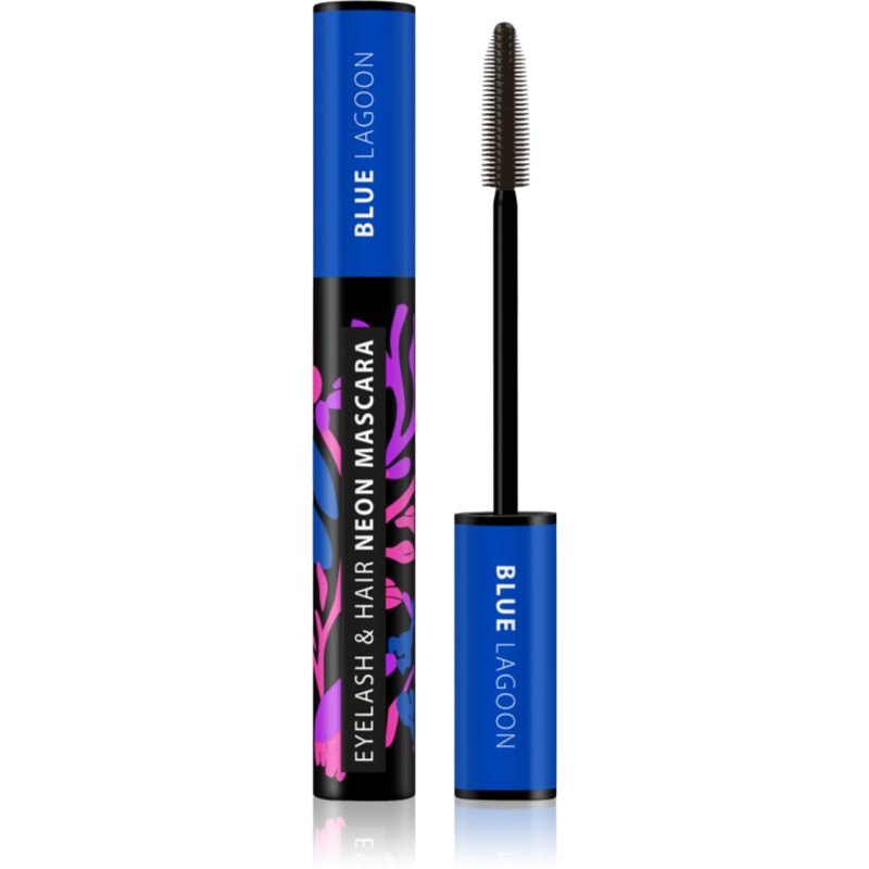 Dermacol Neon Eyelash & Hair спирала цвят Blue Lagoon 9 мл.