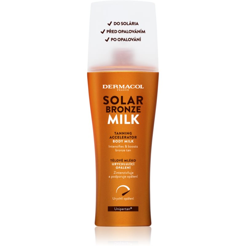 Dermacol Sun Solar Bronze тоалетно мляко за тяло за ускоряване на тена 200 мл.