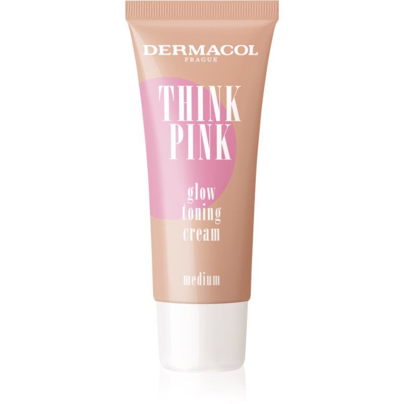 Dermacol Think Pink озаряващ тониращ крем цвят 02 Medium 30 мл.