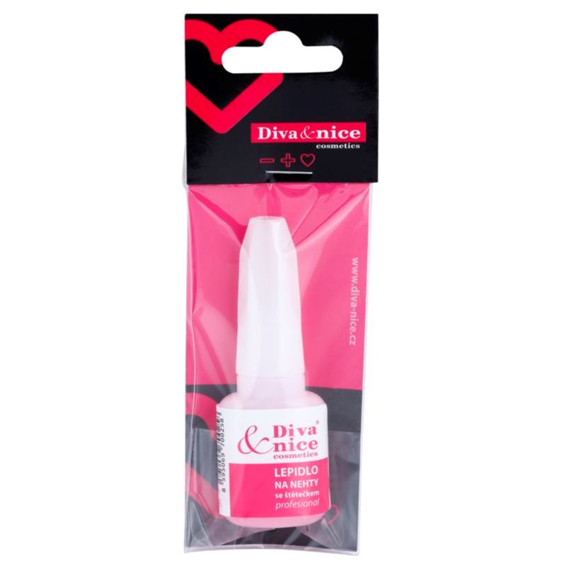 Diva & Nice Cosmetics Accessories Nails лепило за нокти с четка 7 гр. на ниска цена