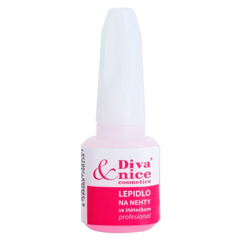 Diva & Nice Cosmetics Accessories Nails лепило за нокти с четка 7 гр.