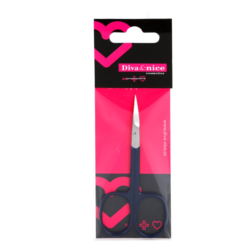 Diva & Nice Cosmetics Accessories Nails ножички за нокти Dark Blue 1 бр. на ниска цена