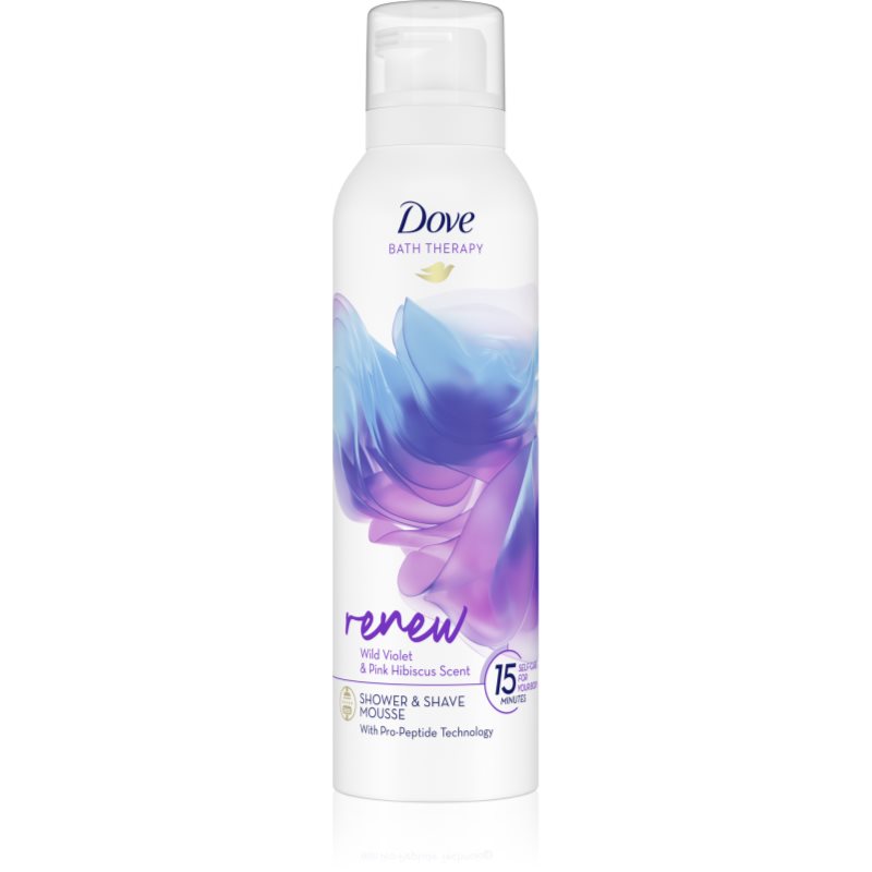 Dove Bath Therapy Renew душ пяна Wild Violet & Pink Hibiscus 200 мл.