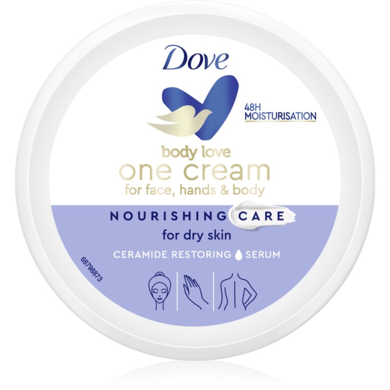 Dove Body Love подхранващ крем за лице